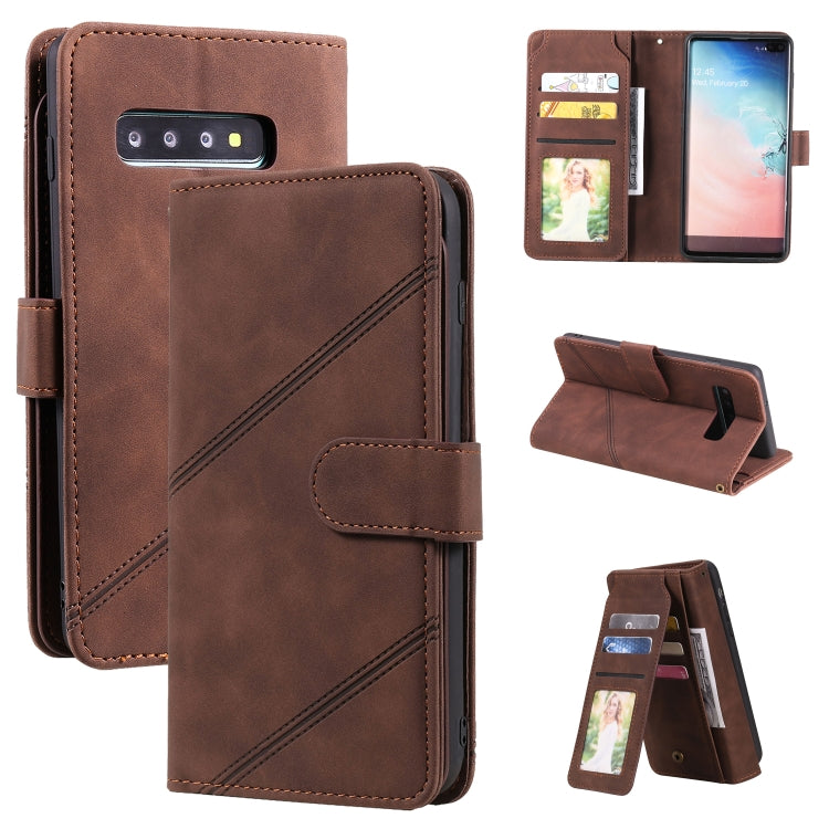 Skin Feel Business Horizontal Flip PU Leather Case with Holder & Multi-Card Slots & Wallet & Lanyard & Photo Frame, For Samsung Galaxy S21 Ultra 5G, For Samsung Galaxy A02s EU Version, For Samsung Galaxy A7 2018, For Samsung Galaxy S10+                ...
