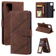 Load image into Gallery viewer, Skin Feel Business Horizontal Flip PU Leather Case with Holder &amp; Multi-Card Slots &amp; Wallet &amp; Lanyard &amp; Photo Frame, For Samsung Galaxy S21 Ultra 5G, For Samsung Galaxy A02s EU Version, For Samsung Galaxy A7 2018, For Samsung Galaxy S10+                ...