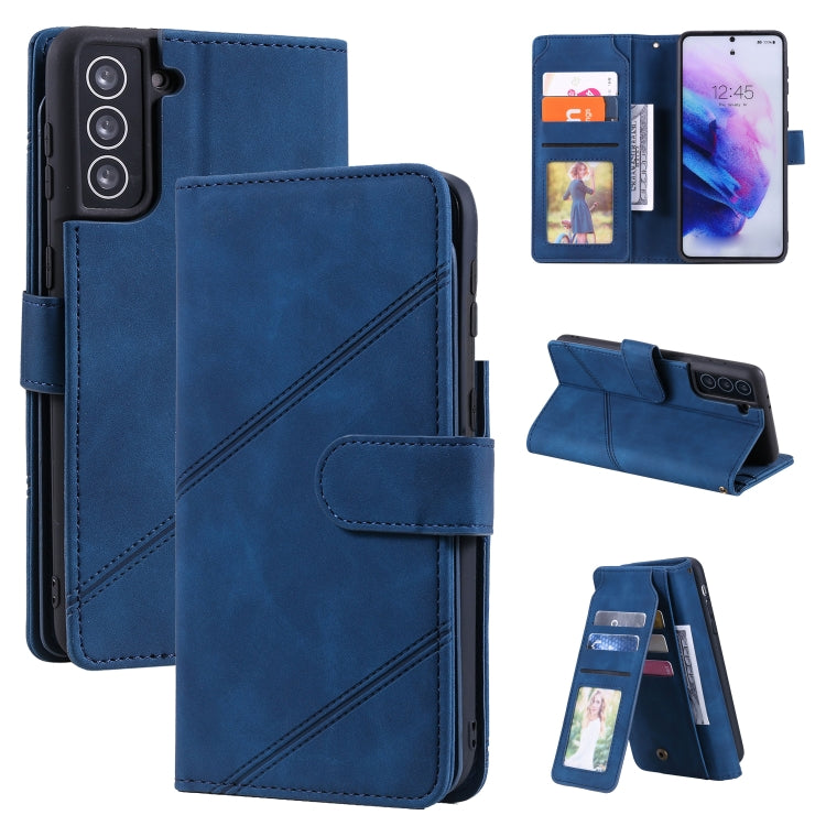 Skin Feel Business Horizontal Flip PU Leather Case with Holder & Multi-Card Slots & Wallet & Lanyard & Photo Frame, For Samsung Galaxy S21 Ultra 5G, For Samsung Galaxy A02s EU Version, For Samsung Galaxy A7 2018, For Samsung Galaxy S10+                ...