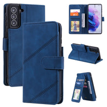 Load image into Gallery viewer, Skin Feel Business Horizontal Flip PU Leather Case with Holder &amp; Multi-Card Slots &amp; Wallet &amp; Lanyard &amp; Photo Frame, For Samsung Galaxy S21 Ultra 5G, For Samsung Galaxy A02s EU Version, For Samsung Galaxy A7 2018, For Samsung Galaxy S10+                ...