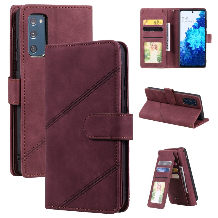 Skin Feel Business Horizontal Flip PU Leather Case with Holder & Multi-Card Slots & Wallet & Lanyard & Photo Frame, For Samsung Galaxy S21 Ultra 5G, For Samsung Galaxy A02s EU Version, For Samsung Galaxy A7 2018, For Samsung Galaxy S10+                ...