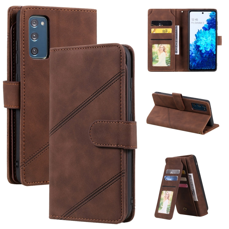 Skin Feel Business Horizontal Flip PU Leather Case with Holder & Multi-Card Slots & Wallet & Lanyard & Photo Frame, For Samsung Galaxy S21 Ultra 5G, For Samsung Galaxy A02s EU Version, For Samsung Galaxy A7 2018, For Samsung Galaxy S10+                ...