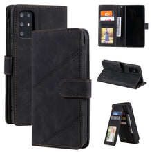 Load image into Gallery viewer, Skin Feel Business Horizontal Flip PU Leather Case with Holder &amp; Multi-Card Slots &amp; Wallet &amp; Lanyard &amp; Photo Frame, For Samsung Galaxy S21 Ultra 5G, For Samsung Galaxy A02s EU Version, For Samsung Galaxy A7 2018, For Samsung Galaxy S10+                ...