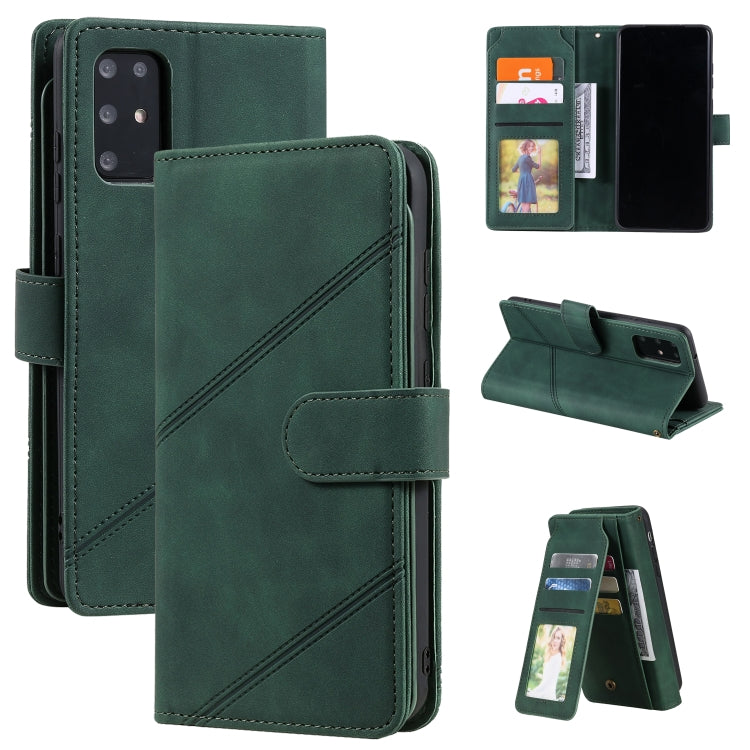 Skin Feel Business Horizontal Flip PU Leather Case with Holder & Multi-Card Slots & Wallet & Lanyard & Photo Frame, For Samsung Galaxy S21 Ultra 5G, For Samsung Galaxy A02s EU Version, For Samsung Galaxy A7 2018, For Samsung Galaxy S10+                ...
