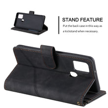 Load image into Gallery viewer, Skin Feel Business Horizontal Flip PU Leather Case with Holder &amp; Multi-Card Slots &amp; Wallet &amp; Lanyard &amp; Photo Frame, For Samsung Galaxy A21s, For Samsung Galaxy A40, For Samsung Galaxy A20e, For Samsung Galaxy A70, For Samsung Galaxy Note10+            ...