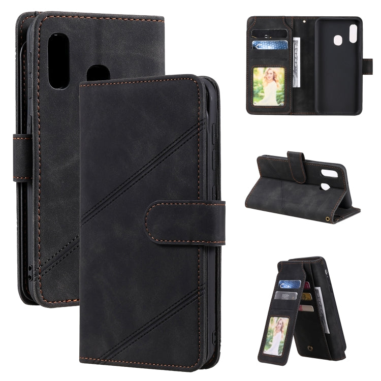 Skin Feel Business Horizontal Flip PU Leather Case with Holder & Multi-Card Slots & Wallet & Lanyard & Photo Frame, For Samsung Galaxy A21s, For Samsung Galaxy A40, For Samsung Galaxy A20e, For Samsung Galaxy A70, For Samsung Galaxy Note10+            ...