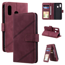 Load image into Gallery viewer, Skin Feel Business Horizontal Flip PU Leather Case with Holder &amp; Multi-Card Slots &amp; Wallet &amp; Lanyard &amp; Photo Frame, For Samsung Galaxy A21s, For Samsung Galaxy A40, For Samsung Galaxy A20e, For Samsung Galaxy A70, For Samsung Galaxy Note10+            ...