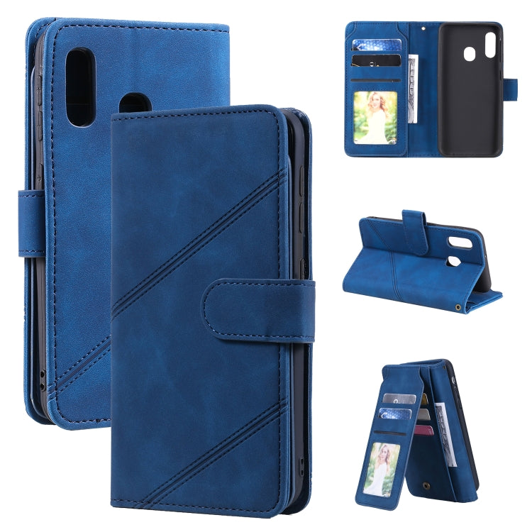 Skin Feel Business Horizontal Flip PU Leather Case with Holder & Multi-Card Slots & Wallet & Lanyard & Photo Frame, For Samsung Galaxy A21s, For Samsung Galaxy A40, For Samsung Galaxy A20e, For Samsung Galaxy A70, For Samsung Galaxy Note10+            ...