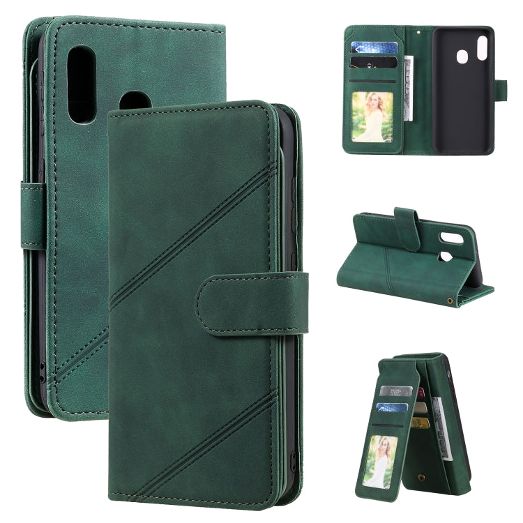Skin Feel Business Horizontal Flip PU Leather Case with Holder & Multi-Card Slots & Wallet & Lanyard & Photo Frame, For Samsung Galaxy A21s, For Samsung Galaxy A40, For Samsung Galaxy A20e, For Samsung Galaxy A70, For Samsung Galaxy Note10+            ...