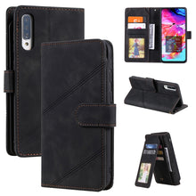 Load image into Gallery viewer, Skin Feel Business Horizontal Flip PU Leather Case with Holder &amp; Multi-Card Slots &amp; Wallet &amp; Lanyard &amp; Photo Frame, For Samsung Galaxy A21s, For Samsung Galaxy A40, For Samsung Galaxy A20e, For Samsung Galaxy A70, For Samsung Galaxy Note10+            ...