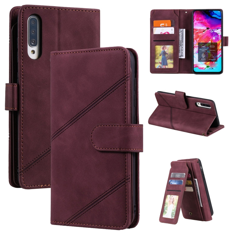 Skin Feel Business Horizontal Flip PU Leather Case with Holder & Multi-Card Slots & Wallet & Lanyard & Photo Frame, For Samsung Galaxy A21s, For Samsung Galaxy A40, For Samsung Galaxy A20e, For Samsung Galaxy A70, For Samsung Galaxy Note10+            ...