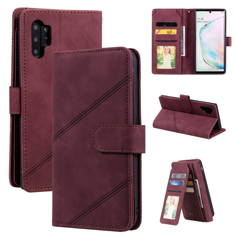 Skin Feel Business Horizontal Flip PU Leather Case with Holder & Multi-Card Slots & Wallet & Lanyard & Photo Frame, For Samsung Galaxy A21s, For Samsung Galaxy A40, For Samsung Galaxy A20e, For Samsung Galaxy A70, For Samsung Galaxy Note10+            ...