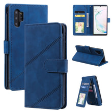 Load image into Gallery viewer, Skin Feel Business Horizontal Flip PU Leather Case with Holder &amp; Multi-Card Slots &amp; Wallet &amp; Lanyard &amp; Photo Frame, For Samsung Galaxy A21s, For Samsung Galaxy A40, For Samsung Galaxy A20e, For Samsung Galaxy A70, For Samsung Galaxy Note10+            ...