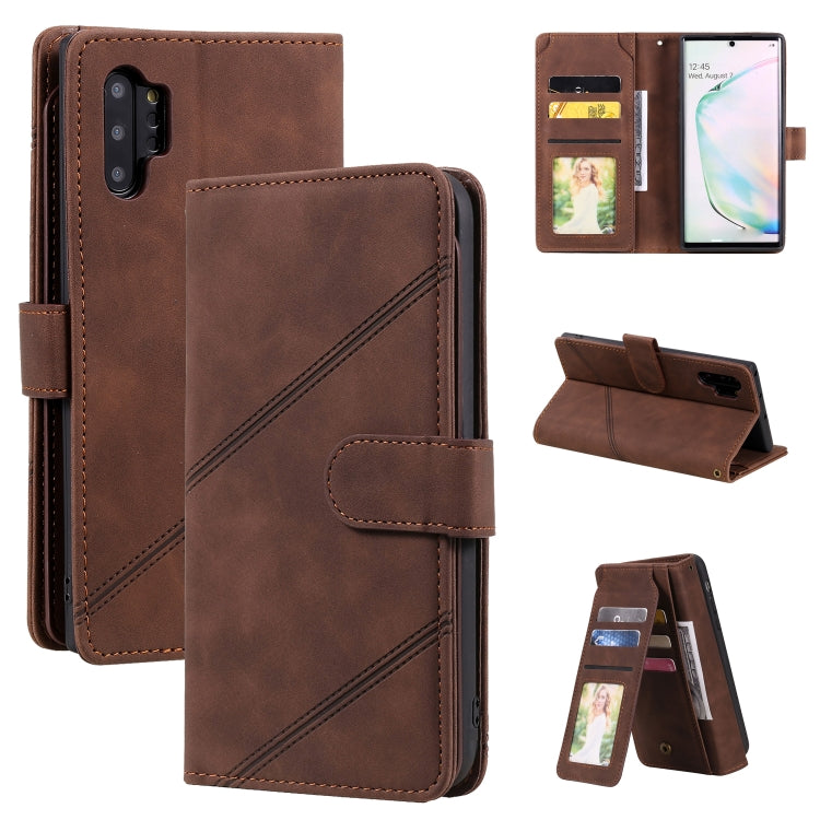 Skin Feel Business Horizontal Flip PU Leather Case with Holder & Multi-Card Slots & Wallet & Lanyard & Photo Frame, For Samsung Galaxy A21s, For Samsung Galaxy A40, For Samsung Galaxy A20e, For Samsung Galaxy A70, For Samsung Galaxy Note10+            ...