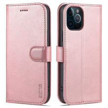 Load image into Gallery viewer, AZNS Skin Feel Calf Texture Horizontal Flip Leather Case with Card Slots &amp; Holder &amp; Wallet, For iPhone 12 Pro, For iPhone 12 Pro Max