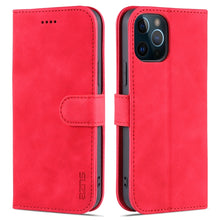 Load image into Gallery viewer, AZNS Skin Feel Calf Texture Horizontal Flip Leather Case with Card Slots &amp; Holder &amp; Wallet, For iPhone 12 Pro, For iPhone 12 Pro Max