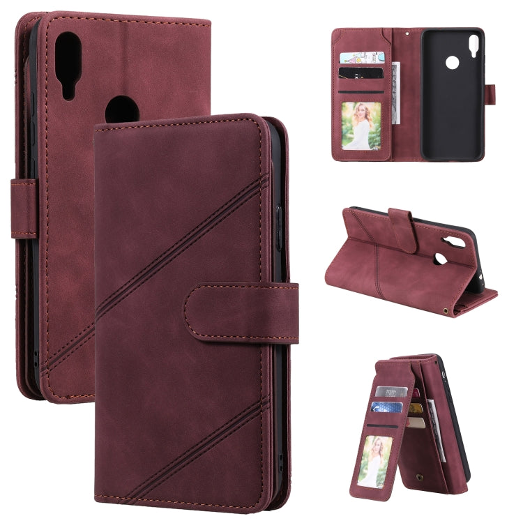 Skin Feel Business Horizontal Flip PU Leather Case with Holder & Multi-Card Slots & Wallet & Lanyard & Photo Frame, For Xiaomi Redmi Note 7, For Xiaomi Redmi Note 8, For Xiaomi Redmi 9A, For Xiaomi Redmi Note 8T, For Xiaomi Redmi 9C                    ...