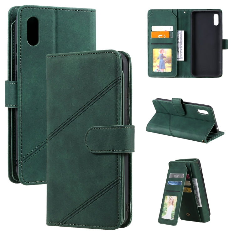 Skin Feel Business Horizontal Flip PU Leather Case with Holder & Multi-Card Slots & Wallet & Lanyard & Photo Frame, For Xiaomi Redmi Note 7, For Xiaomi Redmi Note 8, For Xiaomi Redmi 9A, For Xiaomi Redmi Note 8T, For Xiaomi Redmi 9C                    ...