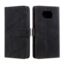 Skin Feel Business Horizontal Flip PU Leather Case with Holder & Multi-Card Slots & Wallet & Lanyard & Photo Frame, For Xiaomi Poco X3 NFC, For Xiaomi Redmi 8, For Xiaomi Redmi 8A, For Xiaomi Mi 10T 5G, For Xiaomi Redmi Note 10                         ...