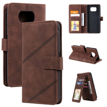 Load image into Gallery viewer, Skin Feel Business Horizontal Flip PU Leather Case with Holder &amp; Multi-Card Slots &amp; Wallet &amp; Lanyard &amp; Photo Frame, For Xiaomi Poco X3 NFC, For Xiaomi Redmi 8, For Xiaomi Redmi 8A, For Xiaomi Mi 10T 5G, For Xiaomi Redmi Note 10                         ...