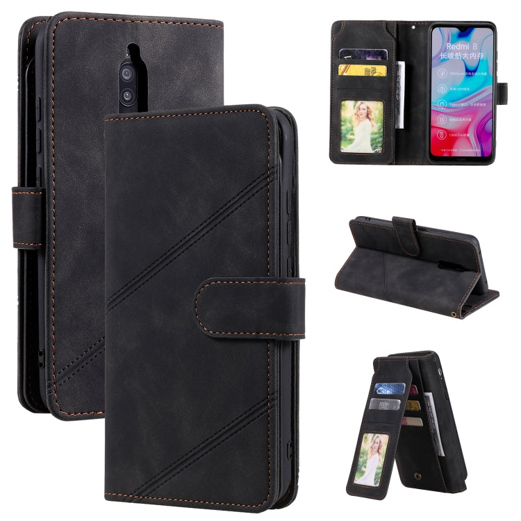 Skin Feel Business Horizontal Flip PU Leather Case with Holder & Multi-Card Slots & Wallet & Lanyard & Photo Frame, For Xiaomi Poco X3 NFC, For Xiaomi Redmi 8, For Xiaomi Redmi 8A, For Xiaomi Mi 10T 5G, For Xiaomi Redmi Note 10                         ...