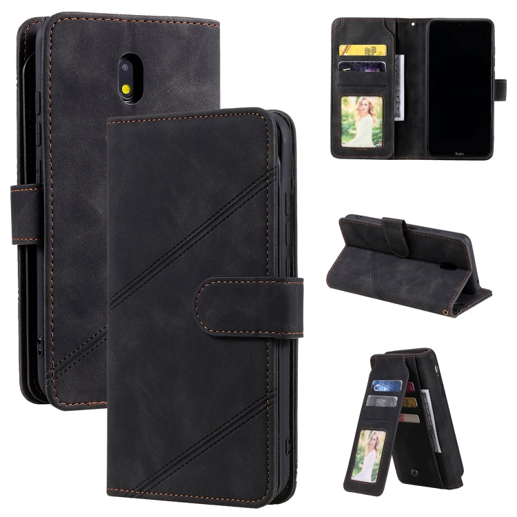 Skin Feel Business Horizontal Flip PU Leather Case with Holder & Multi-Card Slots & Wallet & Lanyard & Photo Frame, For Xiaomi Poco X3 NFC, For Xiaomi Redmi 8, For Xiaomi Redmi 8A, For Xiaomi Mi 10T 5G, For Xiaomi Redmi Note 10                         ...