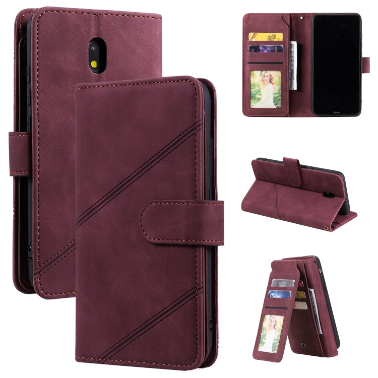Skin Feel Business Horizontal Flip PU Leather Case with Holder & Multi-Card Slots & Wallet & Lanyard & Photo Frame, For Xiaomi Poco X3 NFC, For Xiaomi Redmi 8, For Xiaomi Redmi 8A, For Xiaomi Mi 10T 5G, For Xiaomi Redmi Note 10                         ...