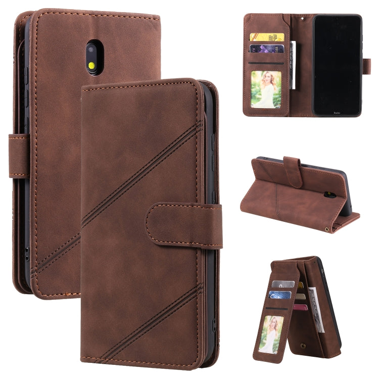 Skin Feel Business Horizontal Flip PU Leather Case with Holder & Multi-Card Slots & Wallet & Lanyard & Photo Frame, For Xiaomi Poco X3 NFC, For Xiaomi Redmi 8, For Xiaomi Redmi 8A, For Xiaomi Mi 10T 5G, For Xiaomi Redmi Note 10                         ...