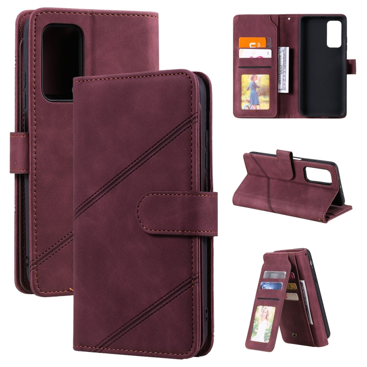 Skin Feel Business Horizontal Flip PU Leather Case with Holder & Multi-Card Slots & Wallet & Lanyard & Photo Frame, For Xiaomi Poco X3 NFC, For Xiaomi Redmi 8, For Xiaomi Redmi 8A, For Xiaomi Mi 10T 5G, For Xiaomi Redmi Note 10                         ...