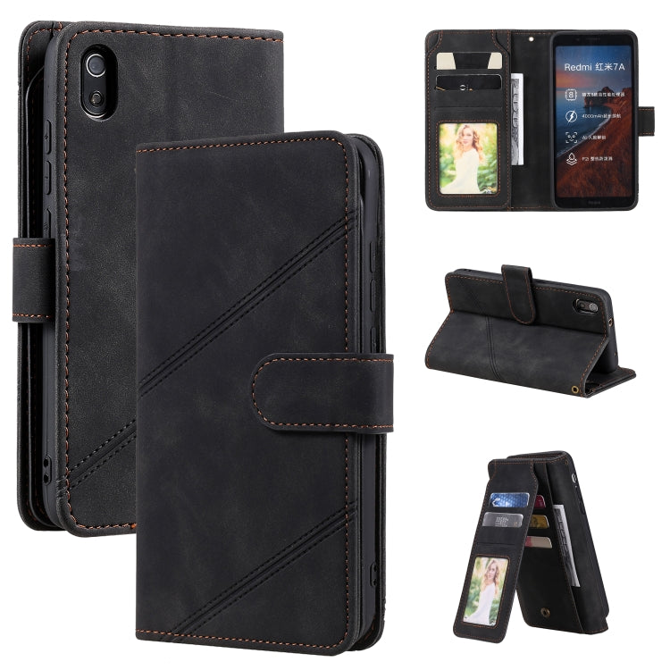 Skin Feel Business Horizontal Flip PU Leather Case with Holder & Multi-Card Slots & Wallet & Lanyard & Photo Frame, For Xiaomi Poco X3 NFC, For Xiaomi Redmi 8, For Xiaomi Redmi 8A, For Xiaomi Mi 10T 5G, For Xiaomi Redmi Note 10                         ...