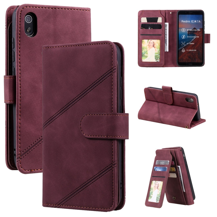 Skin Feel Business Horizontal Flip PU Leather Case with Holder & Multi-Card Slots & Wallet & Lanyard & Photo Frame, For Xiaomi Poco X3 NFC, For Xiaomi Redmi 8, For Xiaomi Redmi 8A, For Xiaomi Mi 10T 5G, For Xiaomi Redmi Note 10                         ...
