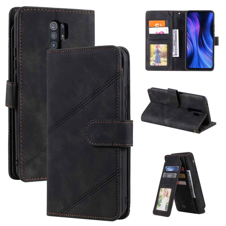 Skin Feel Business Horizontal Flip PU Leather Case with Holder & Multi-Card Slots & Wallet & Lanyard & Photo Frame, For Xiaomi Poco X3 NFC, For Xiaomi Redmi 8, For Xiaomi Redmi 8A, For Xiaomi Mi 10T 5G, For Xiaomi Redmi Note 10                         ...