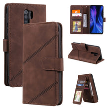 Load image into Gallery viewer, Skin Feel Business Horizontal Flip PU Leather Case with Holder &amp; Multi-Card Slots &amp; Wallet &amp; Lanyard &amp; Photo Frame, For Xiaomi Poco X3 NFC, For Xiaomi Redmi 8, For Xiaomi Redmi 8A, For Xiaomi Mi 10T 5G, For Xiaomi Redmi Note 10                         ...