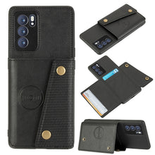 Load image into Gallery viewer, Double Buckle PU + TPU Shockproof Magnetic Protective Case with Card Slot &amp; Holder, For OPPO Reno6 Pro 5G, For OPPO Reno6 Pro+ 5G, For Samsung Galaxy A22 5G, For Samsung Galaxy A22 4G