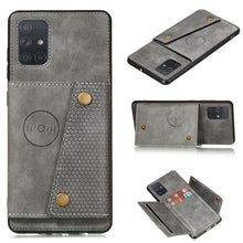 Load image into Gallery viewer, Double Buckle PU + TPU Shockproof Magnetic Protective Case with Card Slot &amp; Holder, For OPPO Reno6 Pro 5G, For OPPO Reno6 Pro+ 5G, For Samsung Galaxy A22 5G, For Samsung Galaxy A22 4G