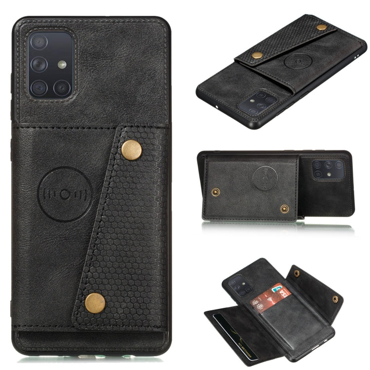Double Buckle PU + TPU Shockproof Magnetic Protective Case with Card Slot & Holder, For OPPO Reno6 Pro+ 5G, For OPPO Reno6 Pro 5G, For Samsung Galaxy A22 5G, For Samsung Galaxy A22 4G