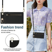 Load image into Gallery viewer, Cross-body Zipper Square TPU+PU Back Cover Case with Holder &amp; Card Slots &amp; Wallet &amp; Strap, For iPhone 8 Plus / 7 Plus, For iPhone 11, For iPhone 11 Pro, For iPhone 11 Pro Max, For iPhone 12 mini, For iPhone 12 / 12 Pro, For iPhone 12 Pro Max           ...
