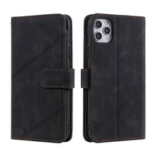 Load image into Gallery viewer, Skin Feel Business Horizontal Flip PU Leather Case with Holder &amp; Multi-Card Slots &amp; Wallet &amp; Lanyard &amp; Photo Frame, For iPhone 11, For iPhone 11 Pro, For iPhone 11 Pro Max, For iPhone 12 mini, For iPhone 12 / 12 Pro, For iPhone 12 Pro Max              ...