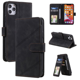 Skin Feel Business Horizontal Flip PU Leather Case with Holder & Multi-Card Slots & Wallet & Lanyard & Photo Frame, For iPhone 11, For iPhone 11 Pro, For iPhone 11 Pro Max, For iPhone 12 mini, For iPhone 12 / 12 Pro, For iPhone 12 Pro Max              ...