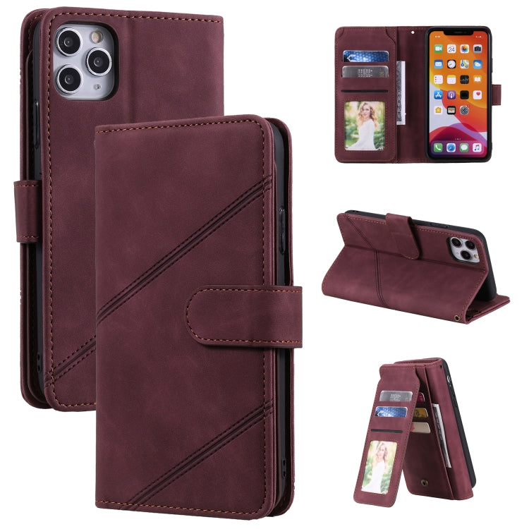 Skin Feel Business Horizontal Flip PU Leather Case with Holder & Multi-Card Slots & Wallet & Lanyard & Photo Frame, For iPhone 11, For iPhone 11 Pro, For iPhone 11 Pro Max, For iPhone 12 mini, For iPhone 12 / 12 Pro, For iPhone 12 Pro Max              ...