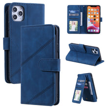 Load image into Gallery viewer, Skin Feel Business Horizontal Flip PU Leather Case with Holder &amp; Multi-Card Slots &amp; Wallet &amp; Lanyard &amp; Photo Frame, For iPhone 11, For iPhone 11 Pro, For iPhone 11 Pro Max, For iPhone 12 mini, For iPhone 12 / 12 Pro, For iPhone 12 Pro Max              ...
