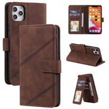 Load image into Gallery viewer, Skin Feel Business Horizontal Flip PU Leather Case with Holder &amp; Multi-Card Slots &amp; Wallet &amp; Lanyard &amp; Photo Frame, For iPhone 11, For iPhone 11 Pro, For iPhone 11 Pro Max, For iPhone 12 mini, For iPhone 12 / 12 Pro, For iPhone 12 Pro Max              ...