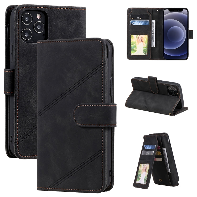 Skin Feel Business Horizontal Flip PU Leather Case with Holder & Multi-Card Slots & Wallet & Lanyard & Photo Frame, For iPhone 11, For iPhone 11 Pro, For iPhone 11 Pro Max, For iPhone 12 mini, For iPhone 12 / 12 Pro, For iPhone 12 Pro Max              ...