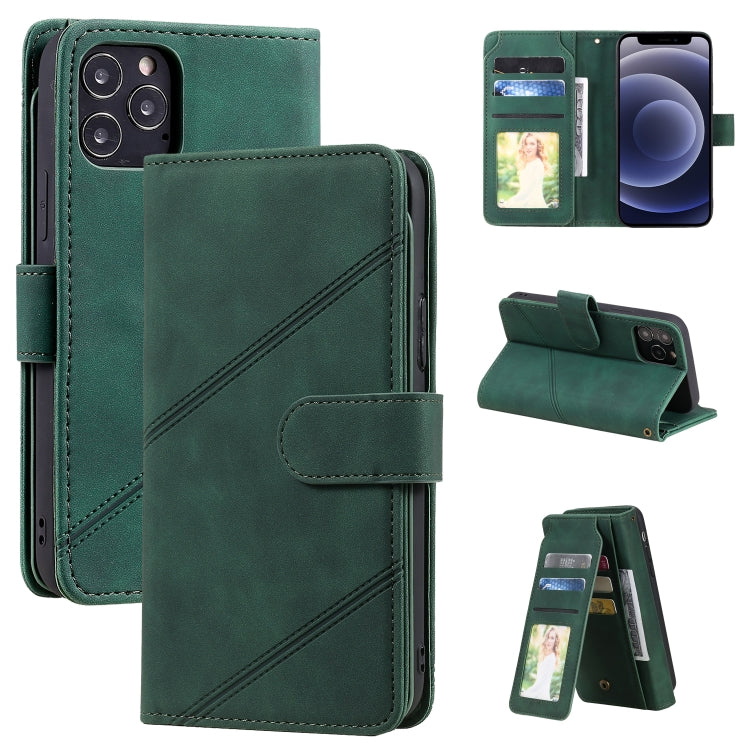 Skin Feel Business Horizontal Flip PU Leather Case with Holder & Multi-Card Slots & Wallet & Lanyard & Photo Frame, For iPhone 11, For iPhone 11 Pro, For iPhone 11 Pro Max, For iPhone 12 mini, For iPhone 12 / 12 Pro, For iPhone 12 Pro Max              ...