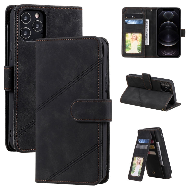 Skin Feel Business Horizontal Flip PU Leather Case with Holder & Multi-Card Slots & Wallet & Lanyard & Photo Frame, For iPhone 11, For iPhone 11 Pro, For iPhone 11 Pro Max, For iPhone 12 mini, For iPhone 12 / 12 Pro, For iPhone 12 Pro Max              ...