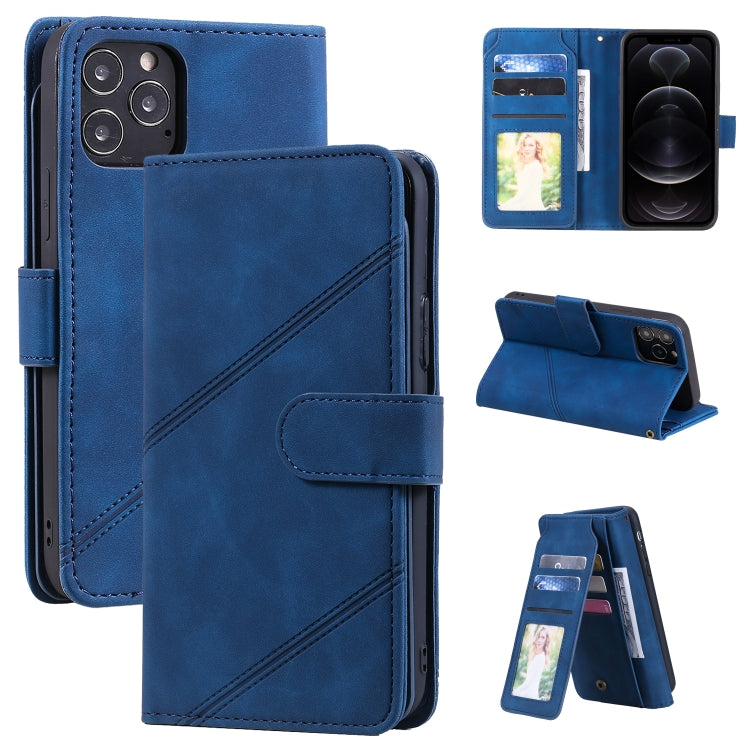 Skin Feel Business Horizontal Flip PU Leather Case with Holder & Multi-Card Slots & Wallet & Lanyard & Photo Frame, For iPhone 11, For iPhone 11 Pro, For iPhone 11 Pro Max, For iPhone 12 mini, For iPhone 12 / 12 Pro, For iPhone 12 Pro Max              ...