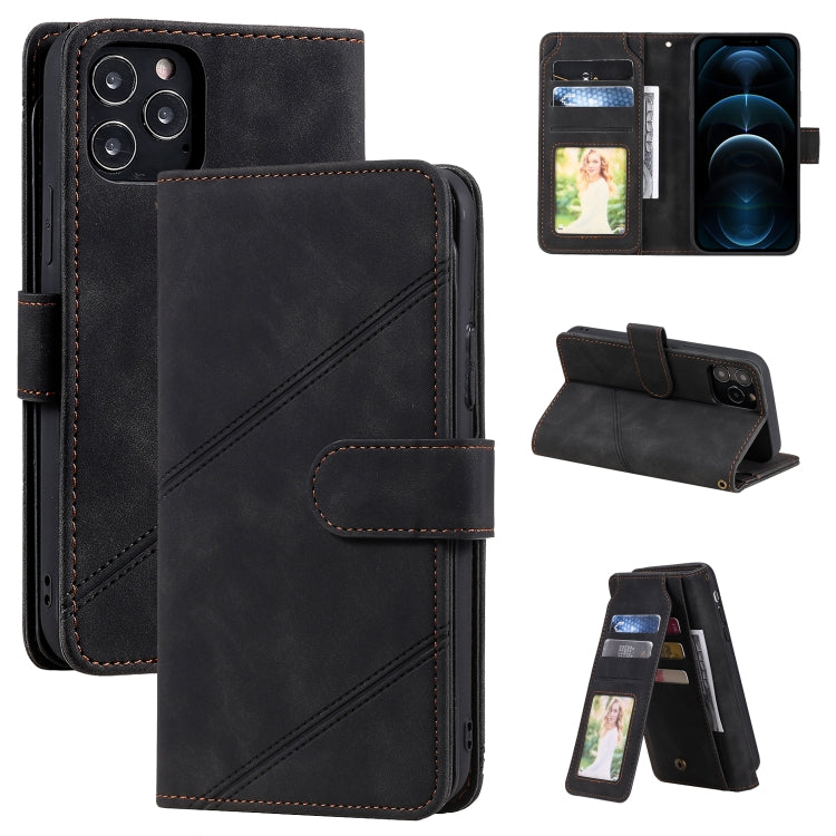 Skin Feel Business Horizontal Flip PU Leather Case with Holder & Multi-Card Slots & Wallet & Lanyard & Photo Frame, For iPhone 11, For iPhone 11 Pro, For iPhone 11 Pro Max, For iPhone 12 mini, For iPhone 12 / 12 Pro, For iPhone 12 Pro Max              ...