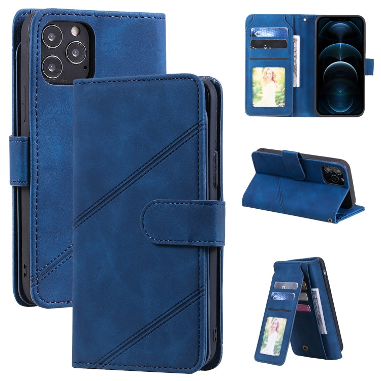 Skin Feel Business Horizontal Flip PU Leather Case with Holder & Multi-Card Slots & Wallet & Lanyard & Photo Frame, For iPhone 11, For iPhone 11 Pro, For iPhone 11 Pro Max, For iPhone 12 mini, For iPhone 12 / 12 Pro, For iPhone 12 Pro Max              ...