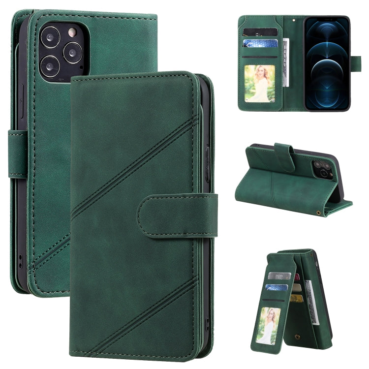 Skin Feel Business Horizontal Flip PU Leather Case with Holder & Multi-Card Slots & Wallet & Lanyard & Photo Frame, For iPhone 11, For iPhone 11 Pro, For iPhone 11 Pro Max, For iPhone 12 mini, For iPhone 12 / 12 Pro, For iPhone 12 Pro Max              ...