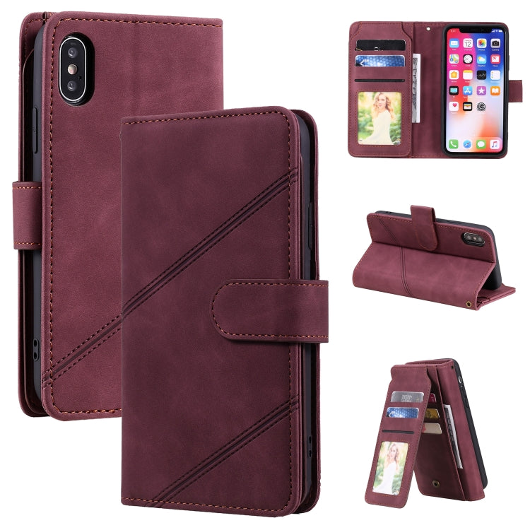 Skin Feel Business Horizontal Flip PU Leather Case with Holder & Multi-Card Slots & Wallet & Lanyard & Photo Frame, For iPhone 11, For iPhone 11 Pro, For iPhone 11 Pro Max, For iPhone 12 mini, For iPhone 12 / 12 Pro, For iPhone 12 Pro Max              ...